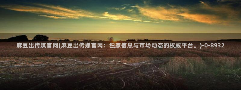 麻豆直播传媒官网