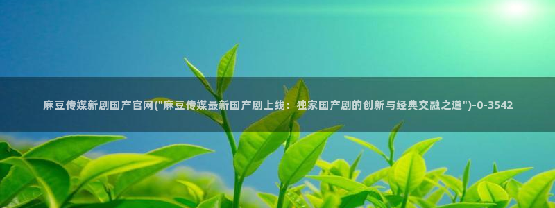 麻豆传媒官网介绍